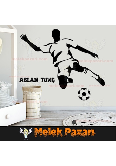 Futbolcu Isim Yazılabilir Duvar Sticker