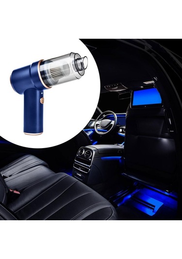 Suntek Araç Mavisi Için El Süpürgesi Akülü 7x6inç Toz Mavi Mavi