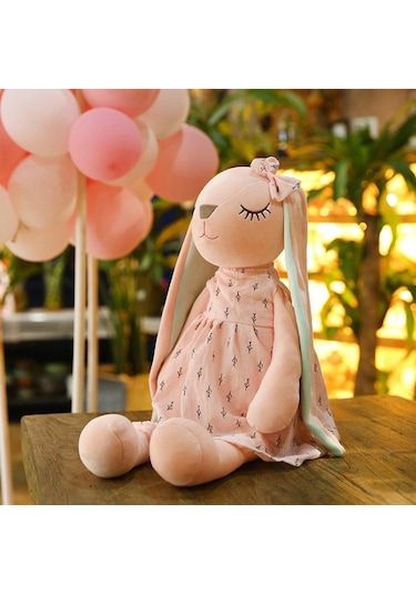 Kawaii Uyku Arkadaşım Uzun Kulak Peluş Tavşan 35 CM