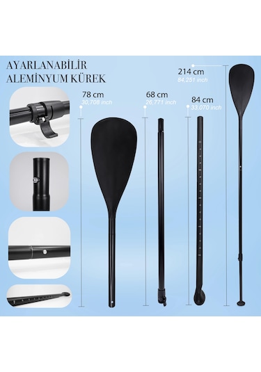 Cawooo Koltuklu Şişme Kano 2 Kişilik