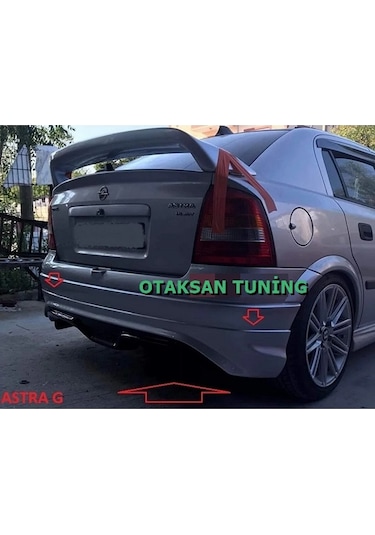 Opel Astra G Hb Custom Arka Tampon Eki