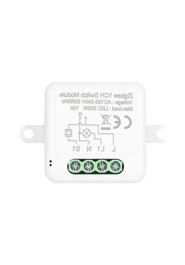 Dancemonkey 1ch Zigbee Mini Anahtar Röle Modülü - 2yönlü, Alexa/google Home Dostu