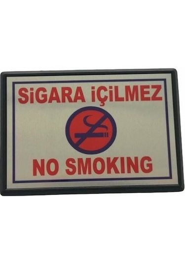 Cemax Yönlendirme Küçük Sigara İçilmez 10x7 Cm