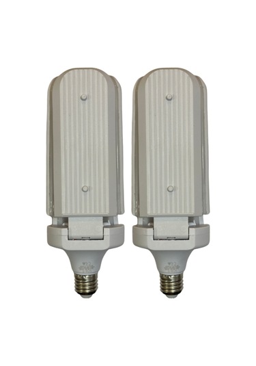 2 Adet Sorti 30w 270w Beyaz Işık E27 Duylu Kalın Duy Led Pervane Ampul