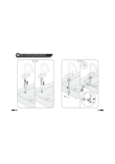 Eca Quadrille Tek Gövde Mutfak Eviye Bataryası 102108488 Eca