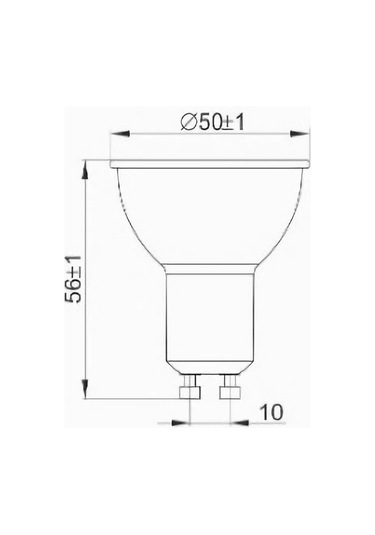 Generica Led Lamba Gu10 10w 4000k Nötr Işık 5 Adet 241874436