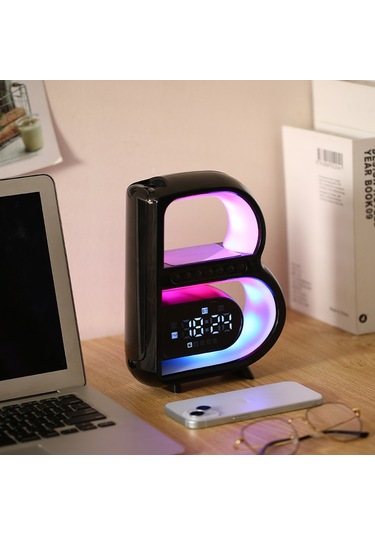 Bluetooth Konuşturucu Kablosuz Yükleyici Siyah