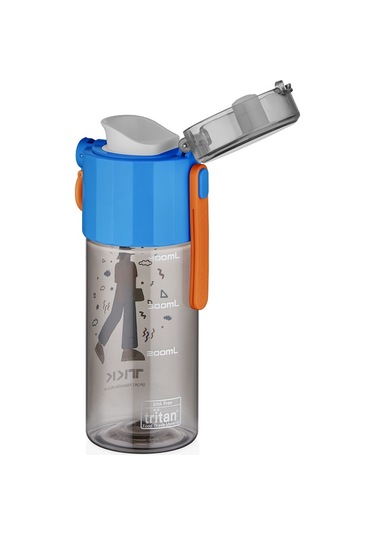 Vagonlife Tkk T1013 500ml Desenli Mavi Matara Mavi