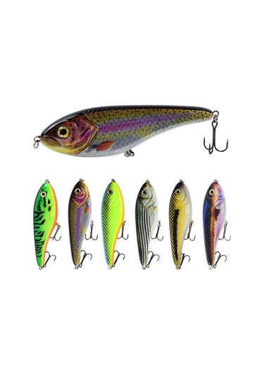 Geeksen Bionic Sert Gövde Batık Yapay Yem 5.9in Levrek Crankbait Olta Takımı