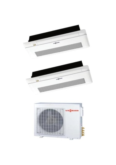 Viessmann Vitoclima Multi O3F3062M2 6.1 kW 1 Dış + 2 İç Ünite (12+18) Tek Yön Kaset Tipi Klima