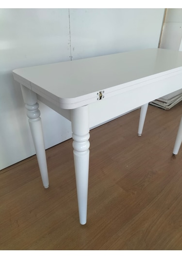 110 X 45 Katlanır Beyaz Masa