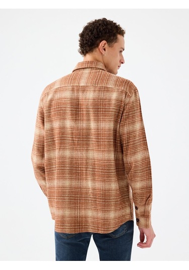 LOFT Relax Fit Erkek Gömlek U.kol Lf2040992 Q1.v1 Ginger