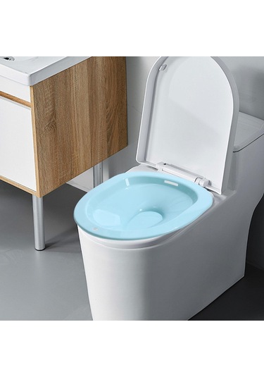 Suntek Tuvalet Oturağı İçin Oturma Banyosu, Çömelmeyi Mavi