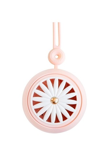 Puluzpuluz Bd-f27 Üç Hızlı Papatya Asma Boyunlu Fan Pembe Z7qkhı Pembe