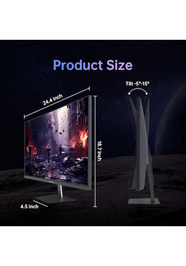 Ktc H25T7 24.5" 1 MS 180 Hz HDMI+Display Freesync Full HD Fast IPS LED Monitör