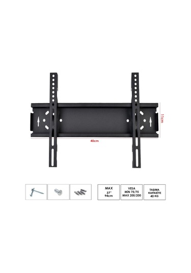 Ufix Lcd Askı Aparatı Sabit 37"/40"/42" 94Cm