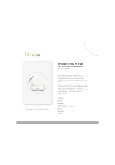 Lovena De Paris Whitening Mask 150 ML
