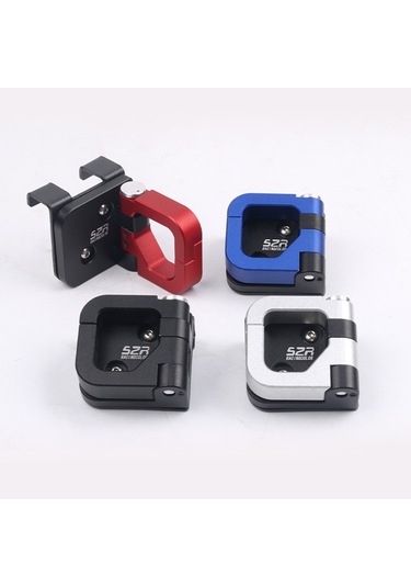 Dinosaurs Titanyum Rengi Haojue Uhr150 Modifiye Katlanır Kanca Motosiklet Alüminyum Alaşımlı Depolama Kancası Çok İşlevli Kask Kancası İçin Uygundur Gosterildigi Gibi