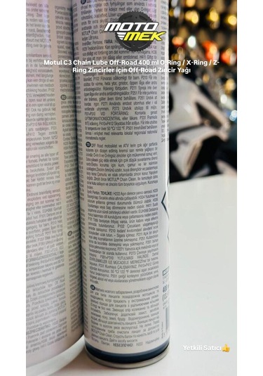 Motul C3 Off Road Zincir Bakım Spreyi 400ml