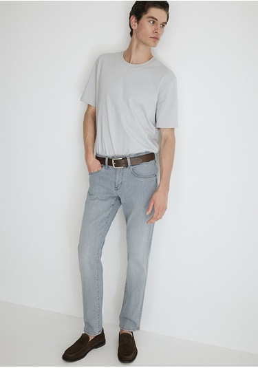 Mavi - Marcus Lux Black Açık Gri Jean Pantolon 0035186548 Açık Mavi