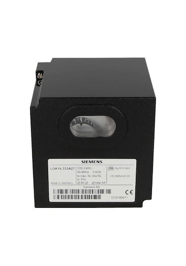 Siemens Lgk16.333a27 Gaz Brülör Kontrolü