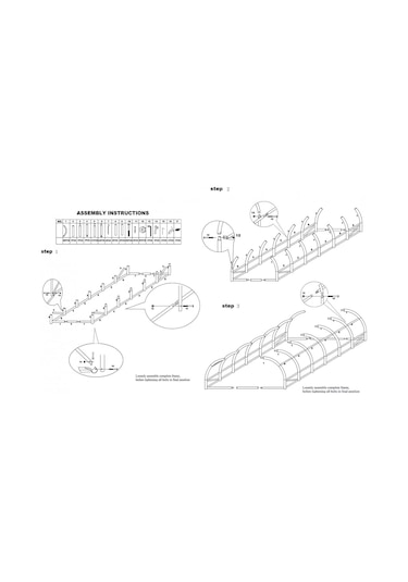 Gardinus Bahçe Serası (Hobi Serası) 600 X 300 X 200 CM