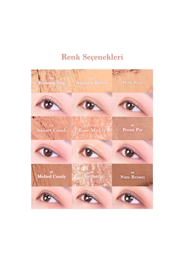 Dasique Mat Ve Işıltılı Renk Seçenekleri Sunan Far Paleti Shadow Palette 05 Sunset Muhly 05 Sunset Muhly