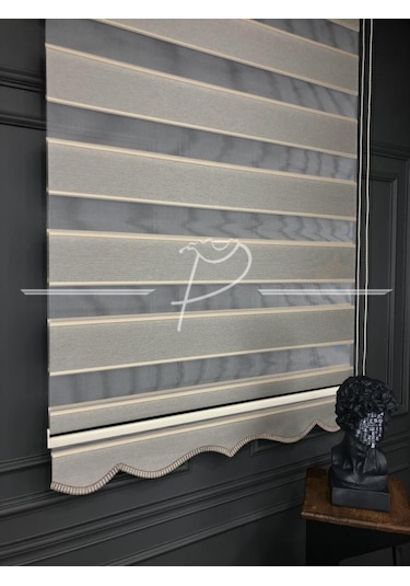 Zebra Perde Plise Blackout 3 Renk Seçeneği Çok Renkli