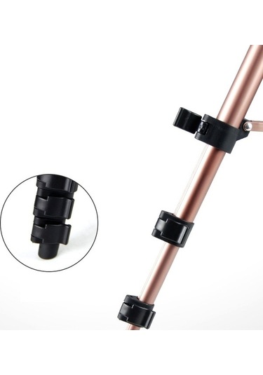 Createtech 110cm Alüminyum Tripod, Dslr Ve Telefon Tutucu, Canlı Akış İçin Uygun