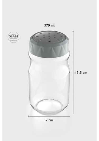 Renga Lexa 370 Ml Cam Baharatlık 161016 Gri Gri