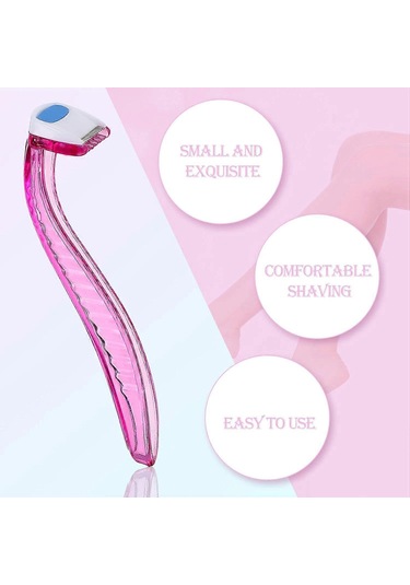 Kadınlar İçin Korunaklı Bıçaklı Bikini Bölgesi Tıraş Makineleri, Ergonomik Tasarımlı T Tipi Tıraş Makineleri, Güvenli Ve Rahat Tıraş İçin Paslanmaz Çelik Bıçaklar