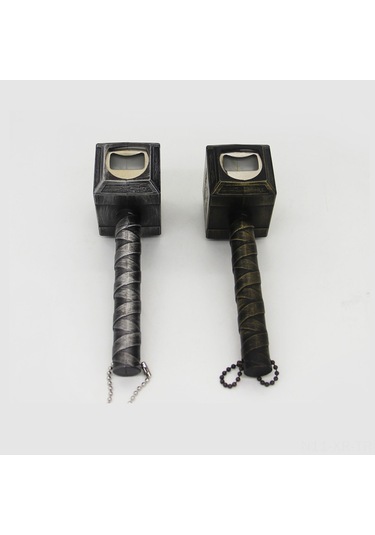 Xiyyadms Gümüş Çekiç Şeklinde Metal Ve Abs Materyalden Yapılmış Ev, Bar, Restoran Kullanıma Uygun Şişe Açıcı Gümüş