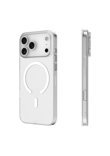 İphone 17 Pro Max Uyumlu Kılıf M-safe Şarj Özellikli Youngkit High Definition Serisi Kapak Şeffaf