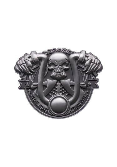 Pınsalot Kafatası Karga Emaye Broş - Motosiklet Kulübü Rozeti, Punk Gotik Takı Hediyesi Altın-renk Siyah Siyah