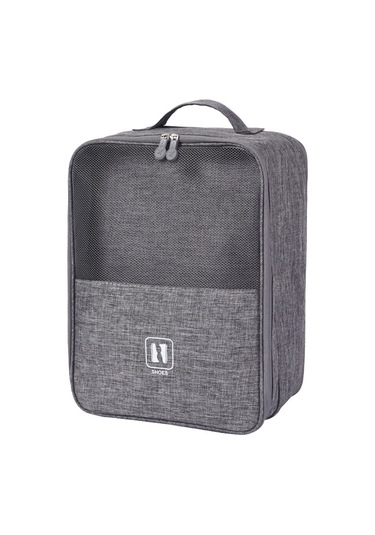 Padalink Polyester Ayakkabı Saklama Çantası - Su Geçirmez, Kol Saati, Büyük Kapasiteli, Seyahat Spor Gym Uyumlu Gri Gri