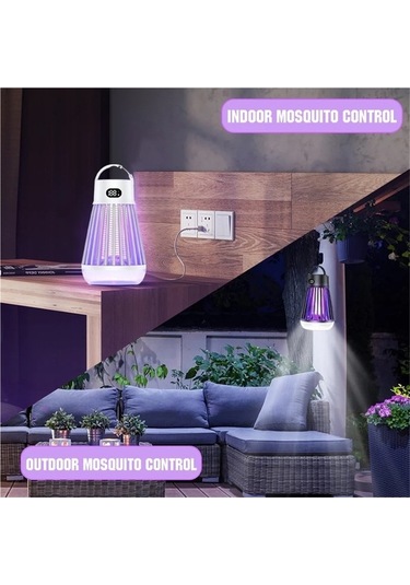 Novahub Elektrik Çarpması Sivrisinek Katili Lamba Tip-c Şarj