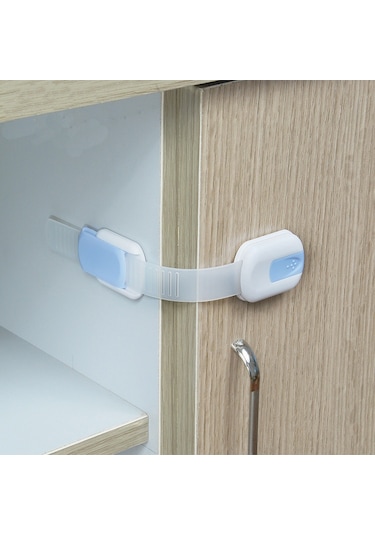 Moveevo Çocuk Güvenliği Kilitleri - Bebekler İçin Çekmecelik/ Dolap Kilitleri - Pembe - Toksik Olmayan Ve Dayanıklı Malzeme Çok Renkli