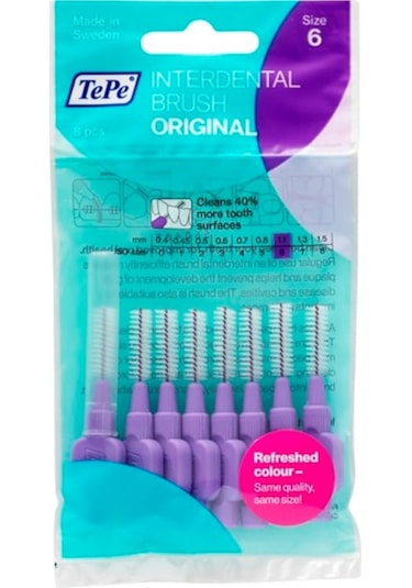 Tepe Interdental Arayüz Fırçası 8'li 1.1 MM