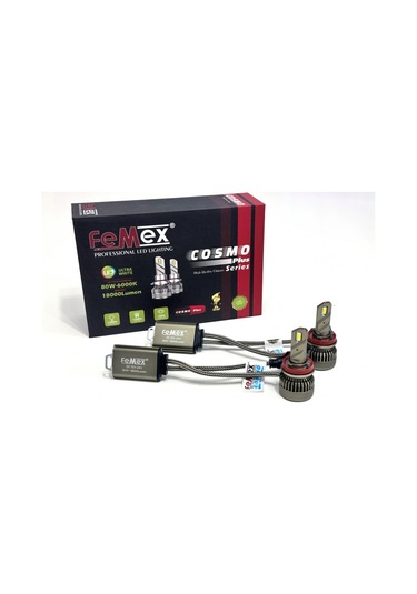 Cosmo Plus H8 Şimşek Etkili Led Xenon 80W 18000 Lumen