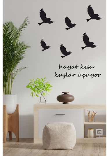 Kuşlar Uçuyor Dekoratif Duvar Sticker