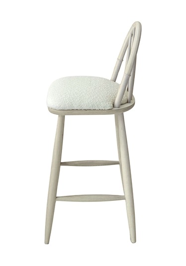 Rustica İskandinav Bar Sandalyesi Beyaz