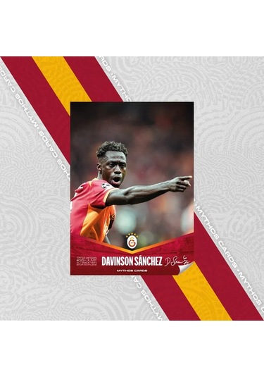 Galatasaray X Juventus - Davinson Sánchez İmzalı Statik Poster