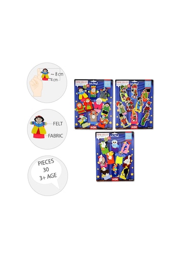 3 Set - 30 Parça Tox Hacivat Karagöz Masal Kahramanları ve Uçan