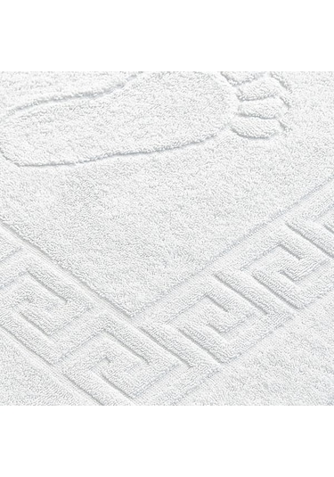 Beyaz Ayak Otel Havlusu 2 Adet Pamuk 200 Gram Beyaz