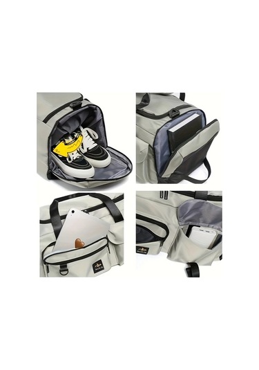 Sandwich Unisex Vintage Oxford Spor Sırt Çantası Tavuskuşu Yeşili Kolye Uçluksuz Tavuskuşu Yeşil