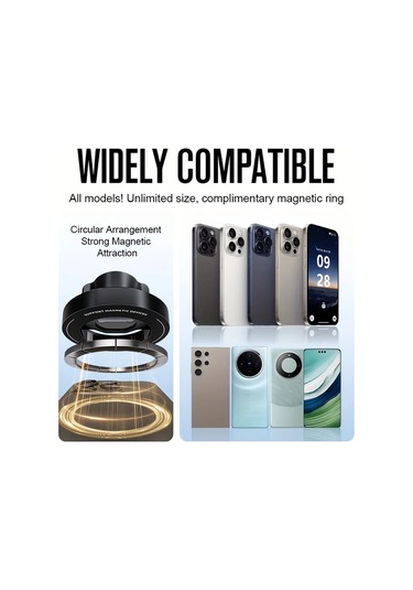 Chuangyinshop Manyetik Araç Telefon Tutucu, Siyah Evrensel Gösterge Paneli Askılı