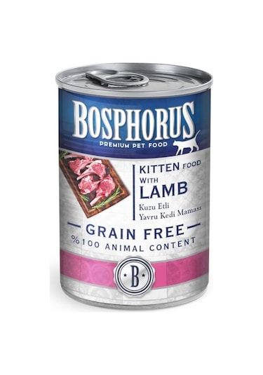 Bosphorus Kuzu Etli Konserve Yavru Kedi Maması 415 G