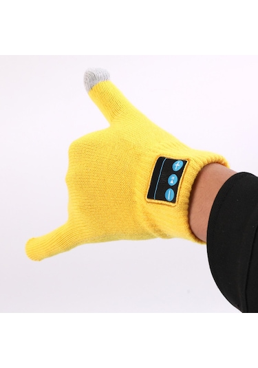 Erkekler Ve Kadınlar İçin Bluetooth Uyumlu Eldivenler Sıcak Eldivenler Çağrı Eldivenleri