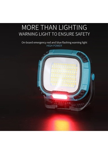 Tongxida Yeni Cob Work Ligtış Type-c Şarjlı Dış Aydınlatma Projektörü W892-1 Mavi Diğer