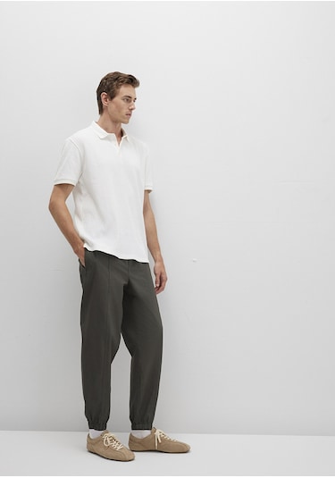 Mavi - Beli Lastikli Antrasit Jogger Pantolon 0010190-86764 Kahverengi Mavi - Beli Lastikli Antrasit Jogger Pantolon 0010190-86764 Kahverengi